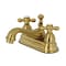 Kingston Brass KS3607AX 4" Centerset Bathroom Faucet, Brushed Brass KS3607AX - alternate 1